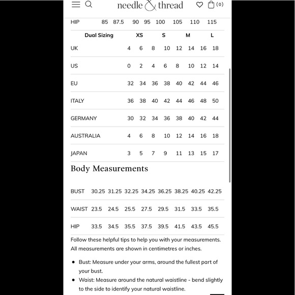 Needle & thread garden flower blue dress size 2 - Picture 16 of 16